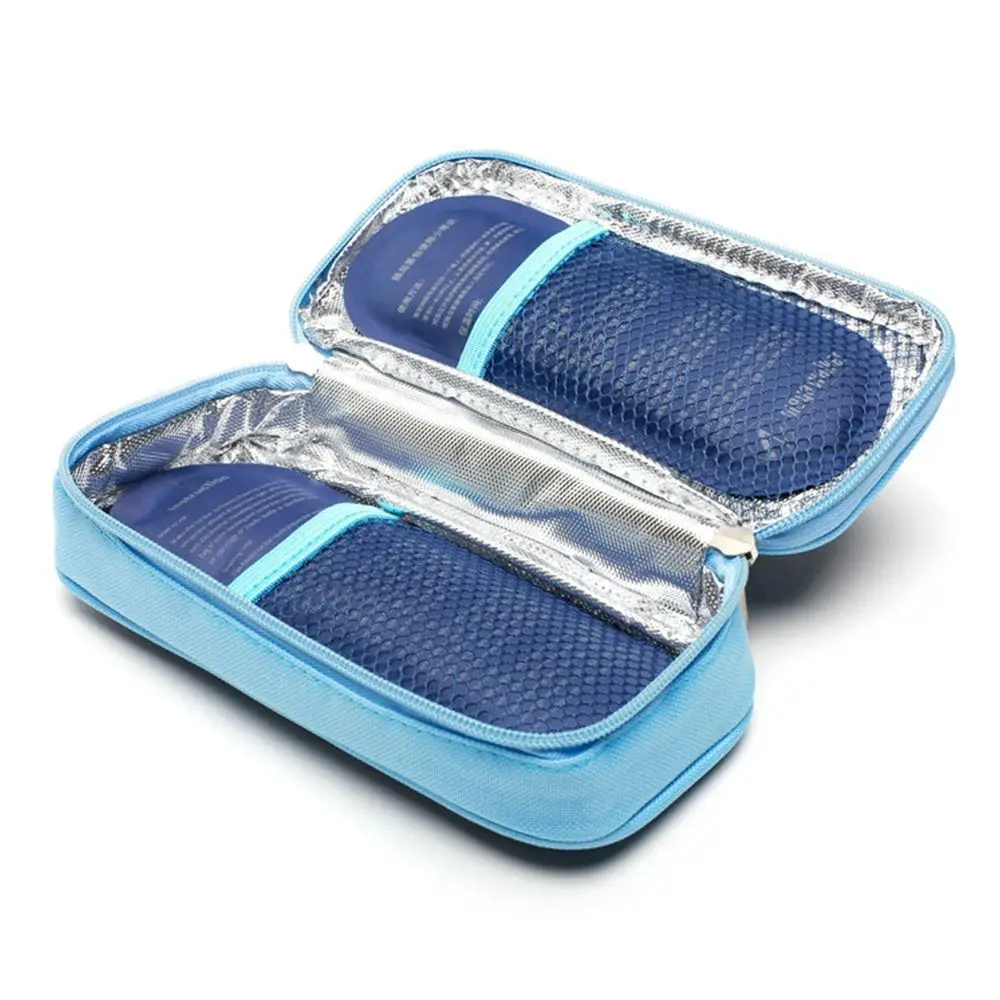 Reusable Diabetic Insulin Cooling Bag Cold Gel Ice Pack Protector Pill Refrigerated Ice Pack Cooler Organizer Travel Case insulin cooling bag ice pack ice pack bag