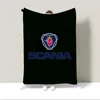 S-SCANIA Large Throw Blanket Sofa Bed Cover Luxury Beach Towel King Size Designer Knitted Plaid Home Decor 4