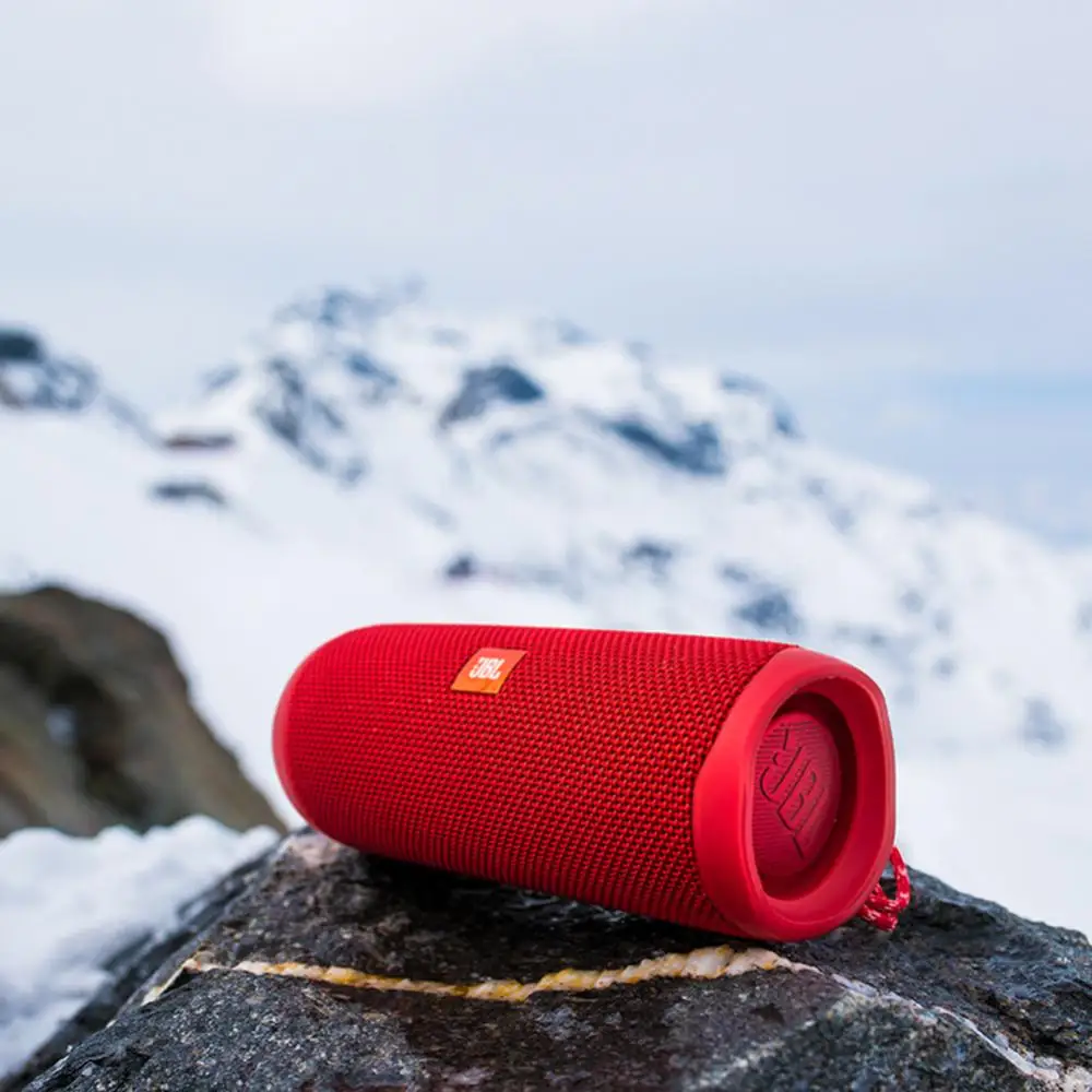 JBL Flip 5 Haut-parleur Bluetooth sans fil portable étanche - Rouge-9