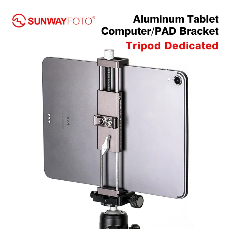 

SUNWAYFOTO PC-01Tripod Аксессуары для планшетов и ПК, профессиональная настольная подставка, профессиональный штатив с шаровой головкой, держатель для телефона
