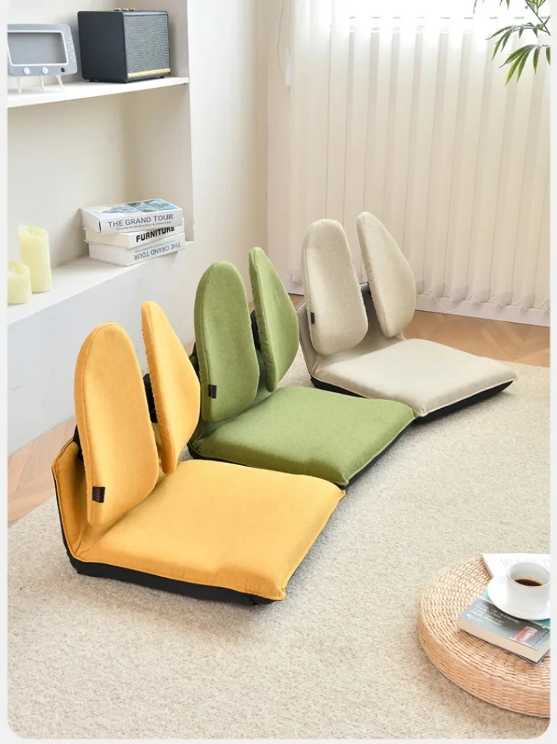 Tatami backrest chair Bay window backrest chair footless Ergonomic sitting back chairs for bedroom Home Furniture