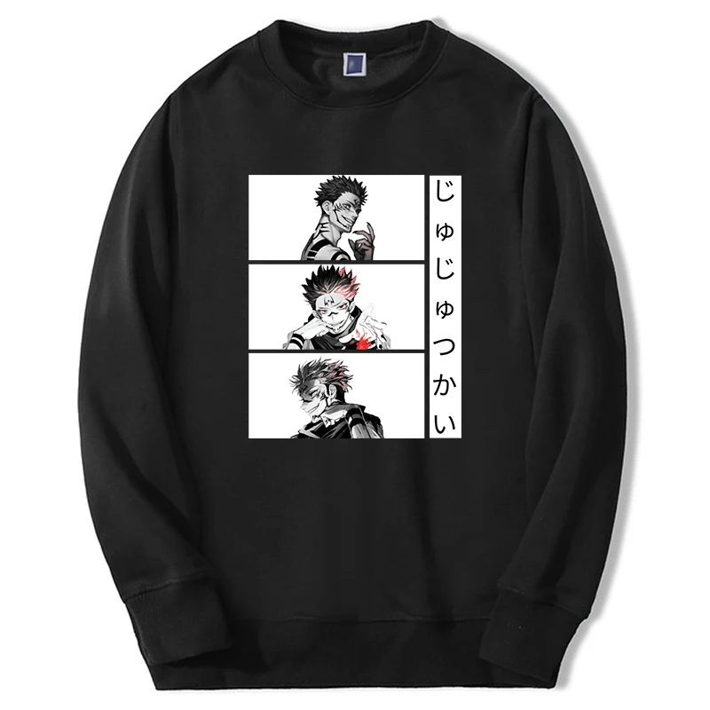 

Hot Anime 2024 Jujutsu Kaisen Sweatshirts Men Women Ryomen Sukuna Manga Graphic Hoodie Harajuku Casual Pullover Streetwear