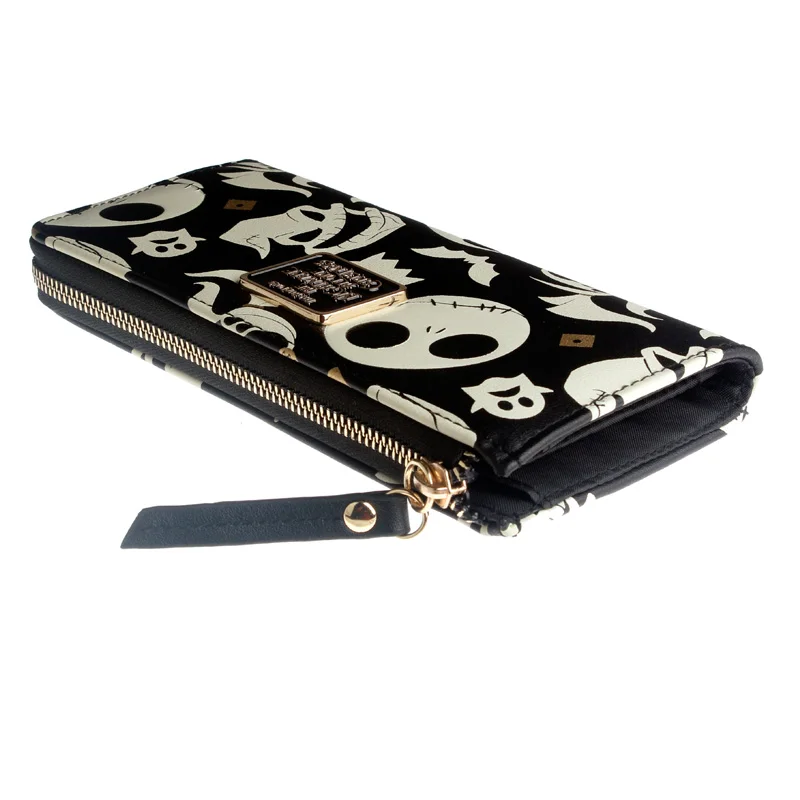 Disney the Nightmare before Christmas Embossed Wallet Fashion Personalized Card Holder Coin Purse