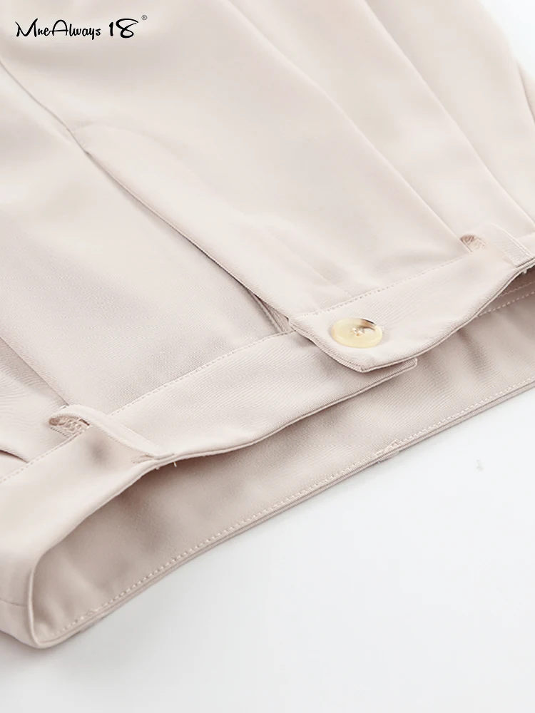 Mnealways18 klasyczne szerokie spodnie długość podłogi plisowane luźne spodnie damskie wiosna szerokie spodnie nogi Vintage kobiece spodnie Palazzo 2022 6 Mnealways18 klasyczne szerokie spodnie długość podłogi plisowane luźne spodnie damskie wiosna szerokie spodnie nogi Vintage kobiece spodnie Palazzo 2022 6