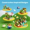 Super Mario Magnetic Blocks Toys for Boys Girls 3+ Build Mine World Magnet Building Cubes STEM Game Sensory Gift Set for Kids 5