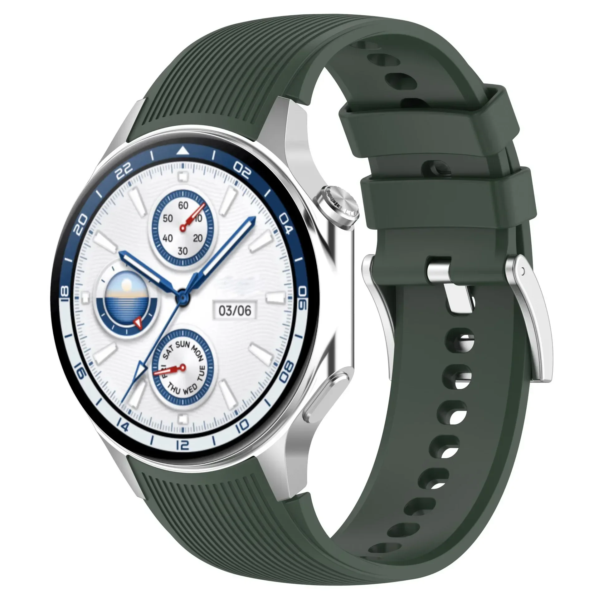 Premium Silicone Strap - Breathable & Durable Sports Wristband