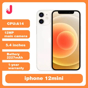 Original iPhone 12 Mini 5G Mobile phone 4GB&64/128/256GB IOS A14  5.4'' Dual 12MP Cellphone iphone12mini