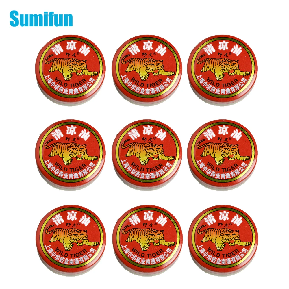 

1/2/3/5Pcs Sumifun Tiger Cooling Oil Anti-Itching Cream Relieve Body Fatigue Treat Pain Cold Dizziness Headache Plaster