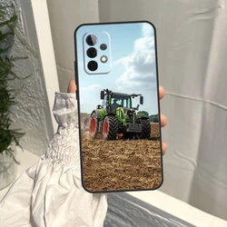 Farm Vehicle Tractor Design Protective Phone Case Cover - Samsung A51 4G (QS552)
