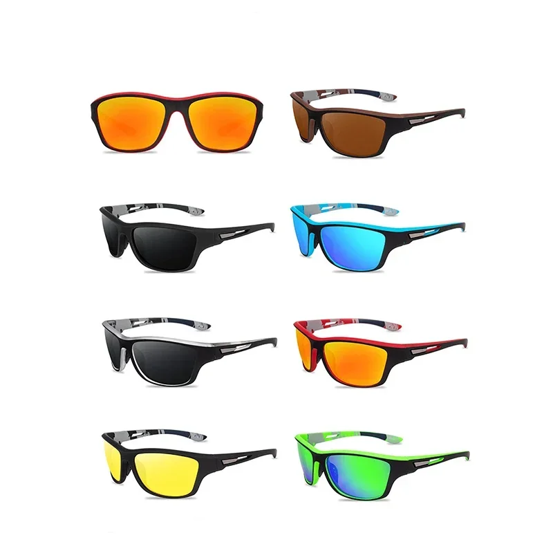 Dust-proof Polarized Sunglasses One Piece Fishing Classic Sun Glasses Men's Driving Shades,polarized sunglasses,fishing sunglasses