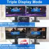 Surface Pro 9/10/11/X Hub Docking Station with 4K HDMI 8K Video Display USB-C  Adapter for Surface Pro Accessories 4