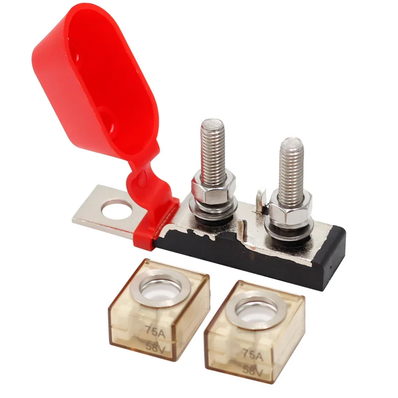 Description Picture 2 of itemMRBF Terminal Block (Fuse Not Included) Single 5/16" (M8) Stud Compact Mount For Marine Rated Battery Fuse