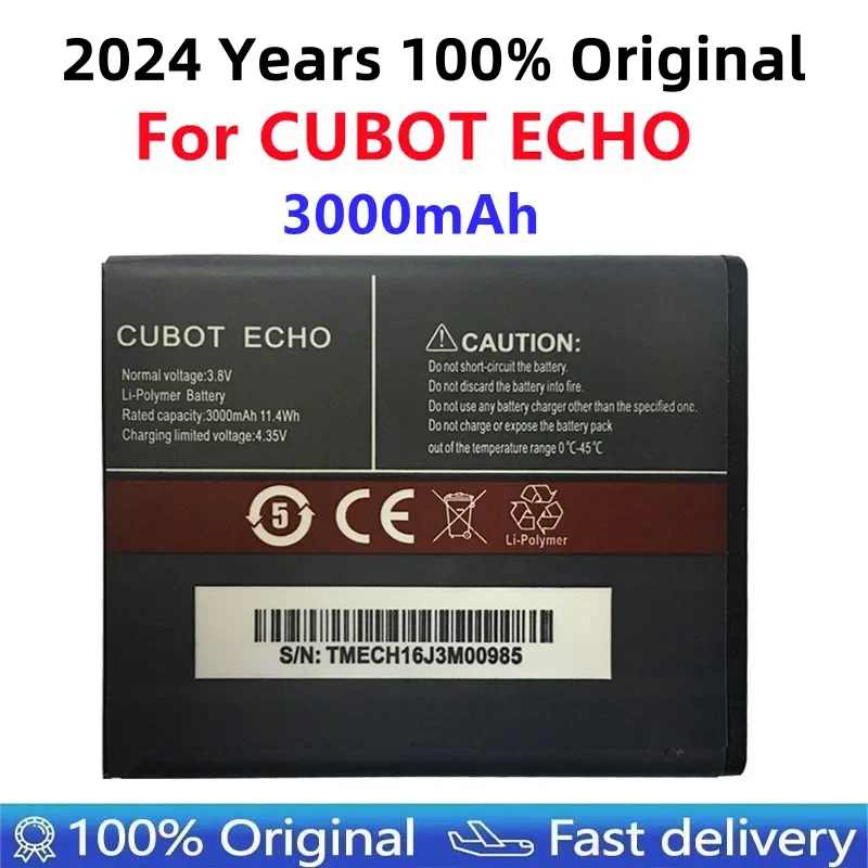 

Новинка 100%, оригинальная запасная батарея CUBOT ECHO 3000 мАч для смартфона CUBOT ECHO