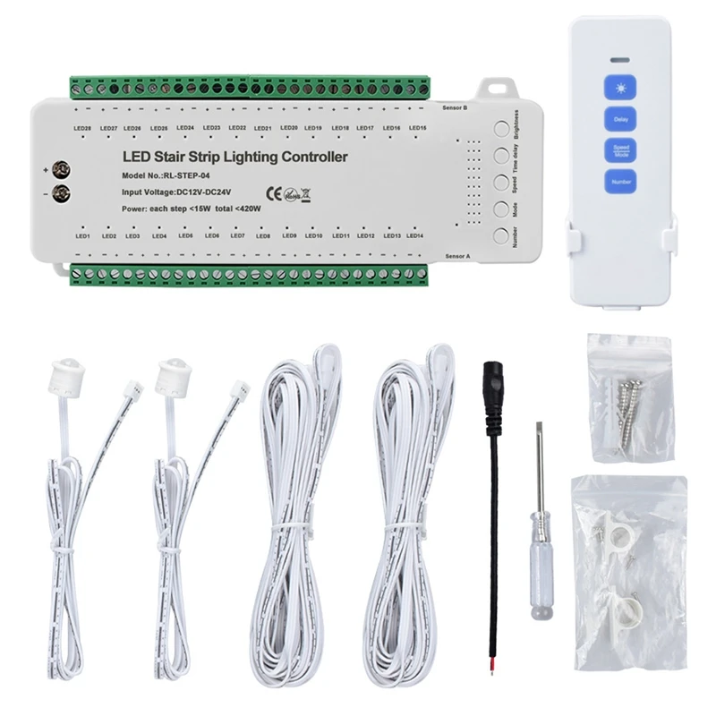 controlador-de-luz-de-escalera-con-sensor-inteligente-atenuador-de-tira-led-28ch-dc12v-dc24v