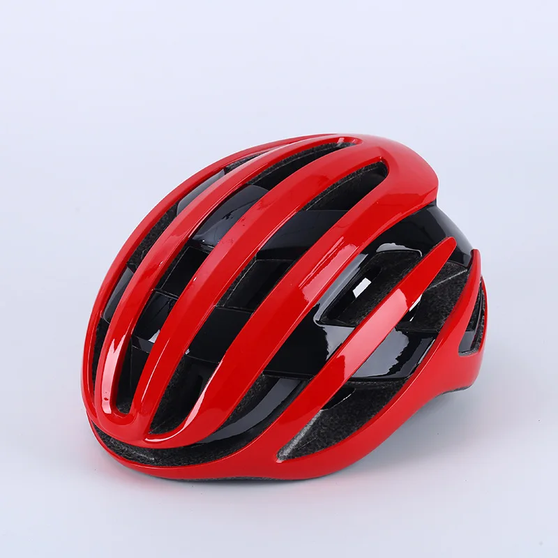 Capacete de bicicleta MTB Road para homens e mulheres, capacetes de ciclismo, Road Bike, EPS Plus PC Shell, esportes ao ar livre, boné de segurança, vermelho