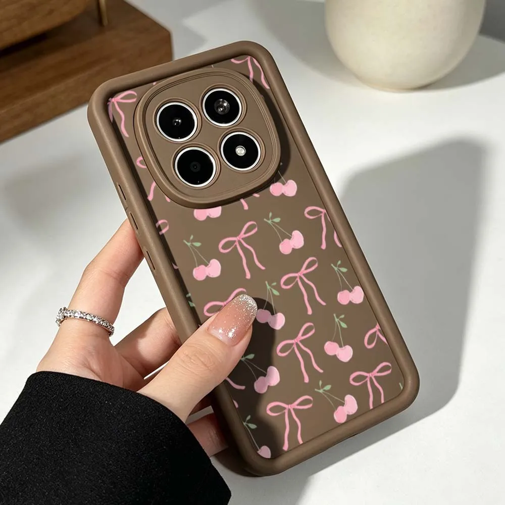 Elegant Cherry Pattern Ladder Phone Case Cover