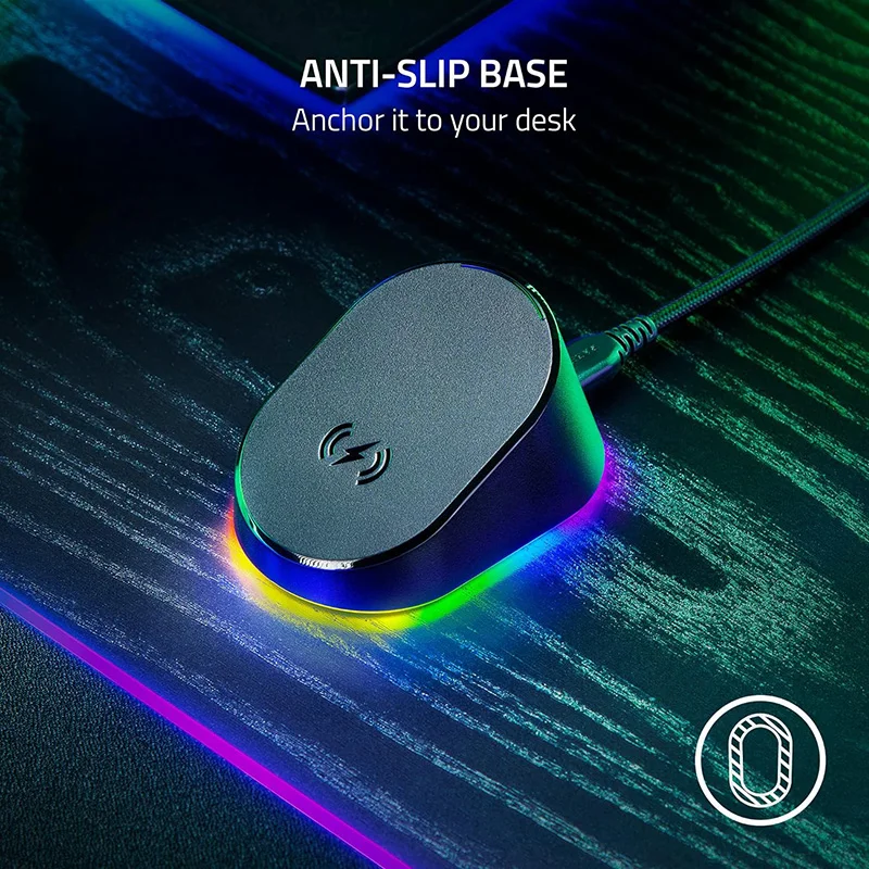 Razer Magnetic Wireless Mouse Charging Dock with Integrated 8KHz