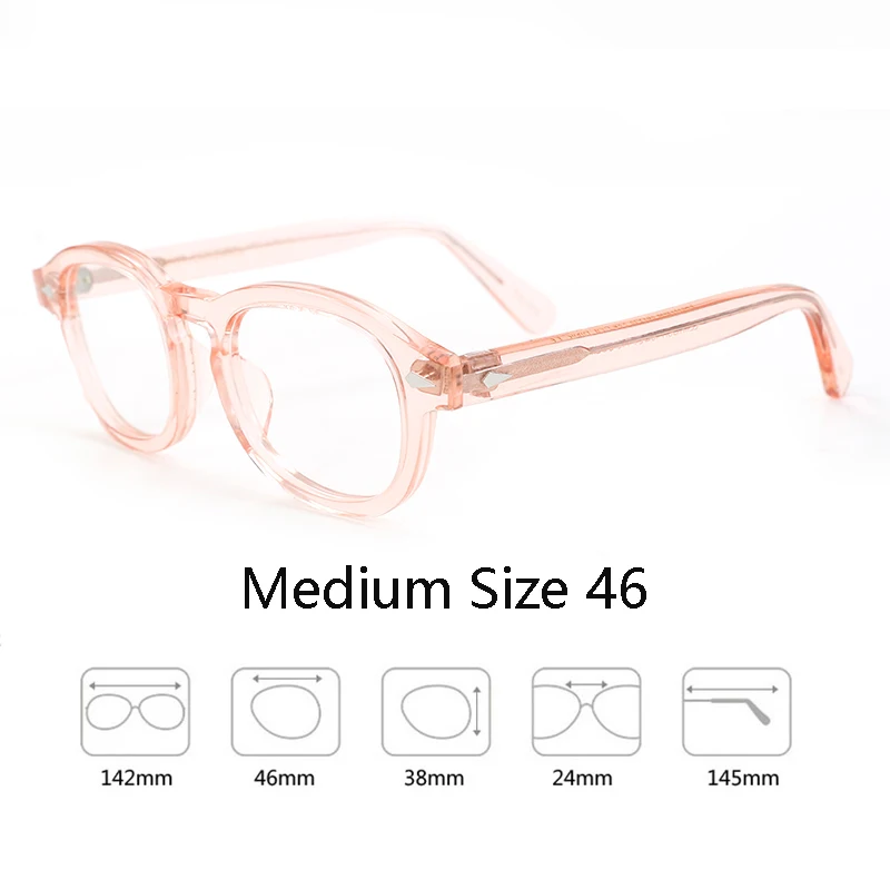Lesebrille für Männer und Frauen, Retro-Acetat-Rahmen, Johnny Depp Lemtosh, presbyopische Brille für Männer und Frauen +1,0 + 1,5 + 2,0 + 2,5 + 3,0 + 3,5 – Detail 11