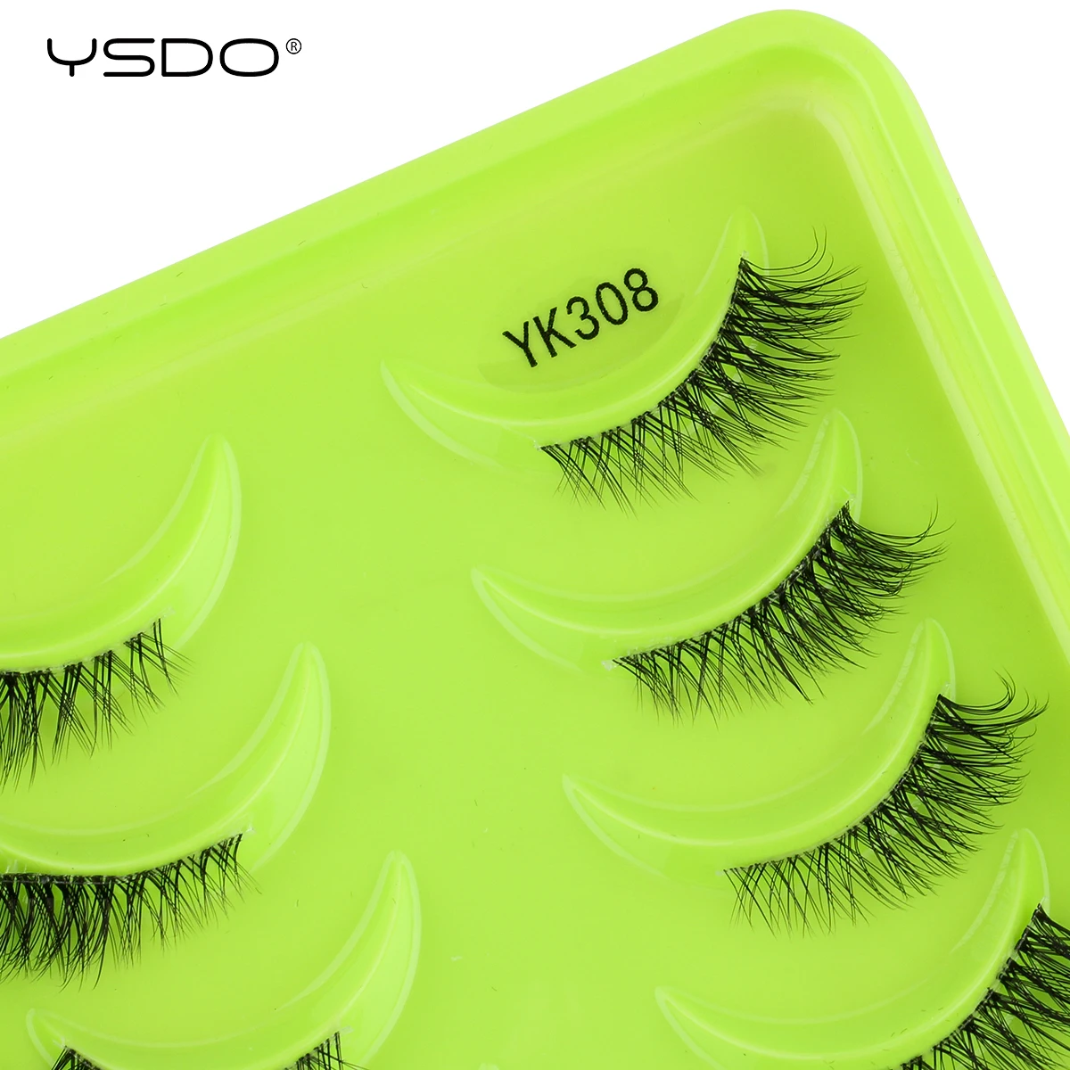 Natural Soft 3D Mink False Eyelashes Black Full Striped