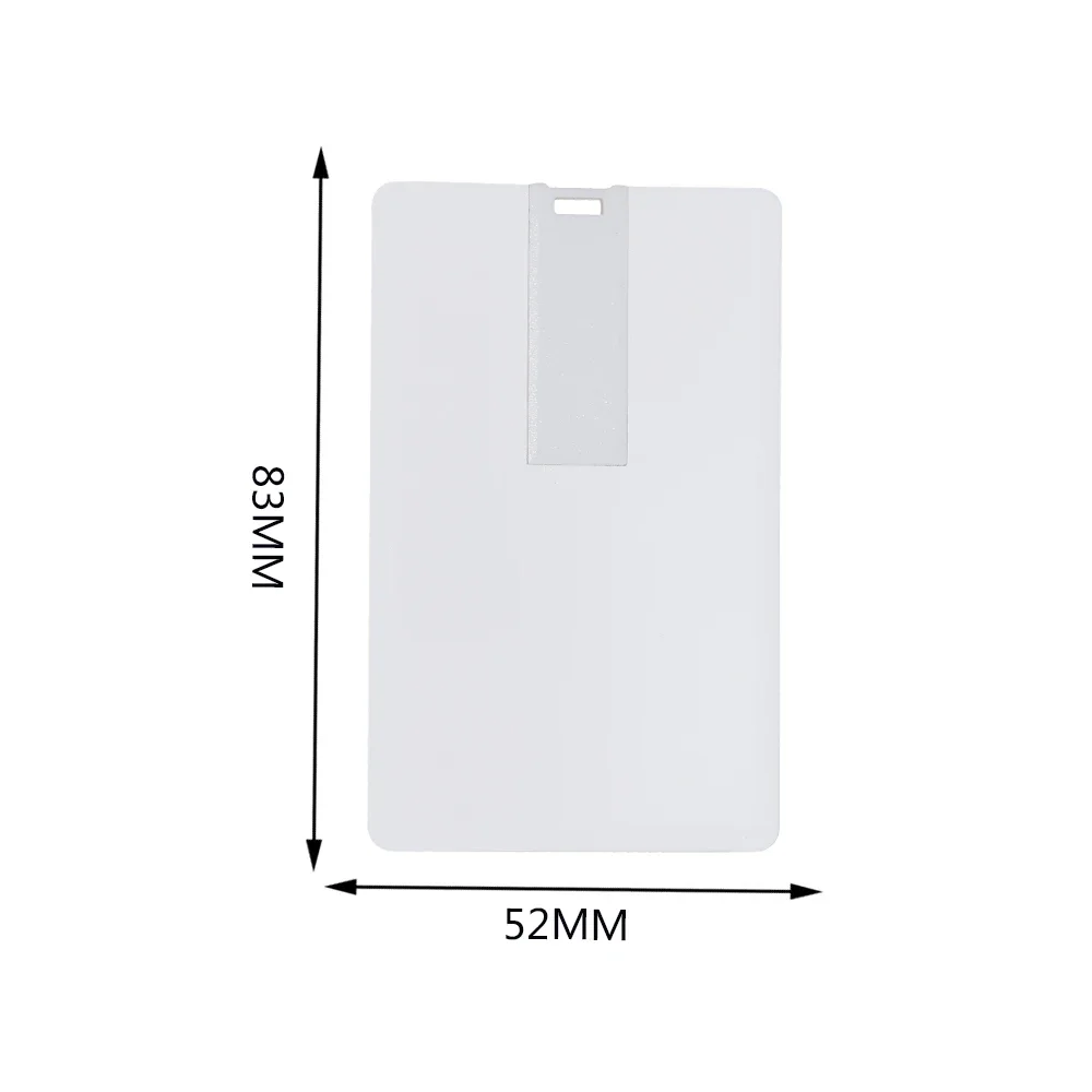 100 개/몫 방수 슈퍼 슬림 신용 카드 USB 플래시 드라이브 펜 드라이브 4GB 8GB 32GB 64GB 은행 카드 모델 메모리 스틱 무료 로고