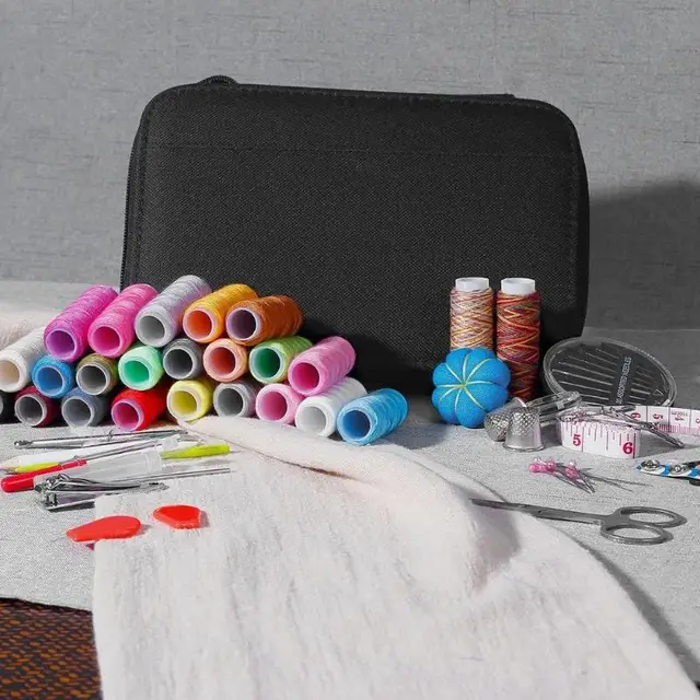 Sewing Kits DIY Multi-function Sewing Box Set for Hand Quilting Stitching Embroidery Thread Sewing Accessories Sewing Kits 4