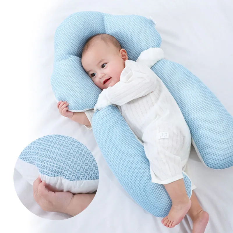 Newborn Double Sided Fall Prevention Pillow |Babies Bedding Accessories
