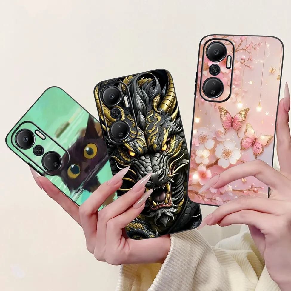Cute Cartoon Funny Luxury Shockproof Silicon Phone Case - Stylish Back Cover