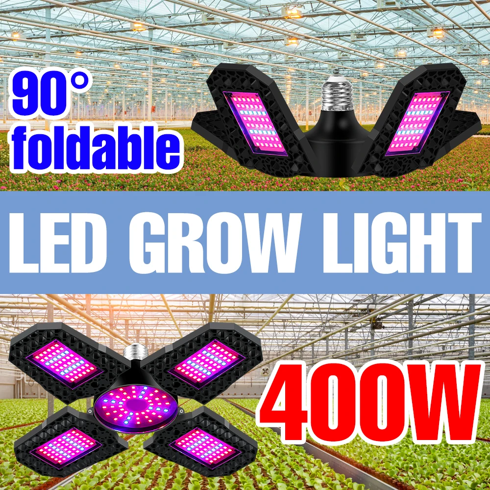 

220V LED Phytolamp Full Spectrum Grow Light E27 Folding Plant Growth Lamp LED Phyto Light For Indoor Flower Greenhouse Seedling