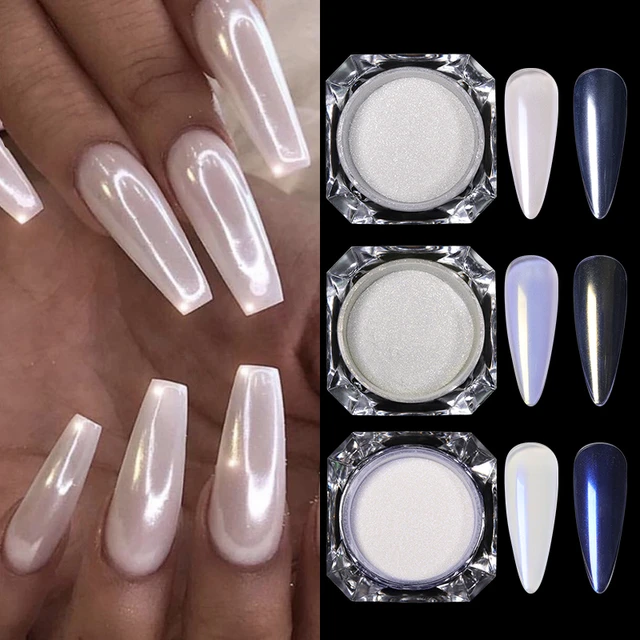 HNDO 6 in 1 Rose Manor Solid Mirror Chrome Powder Case Nail Glitter for  Nail Art Decoration Manicure Design Pigment Dust - AliExpress