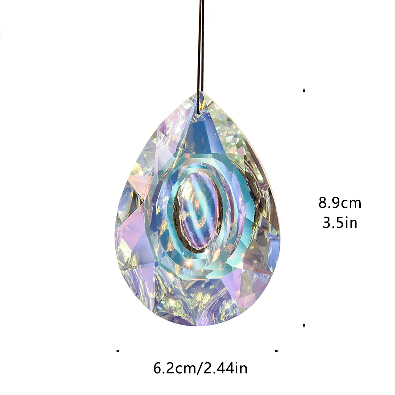 Hanging Chandelier Crystals Prisms for Window Suncatchers Chandelier Parts Rainbow Maker Pendants