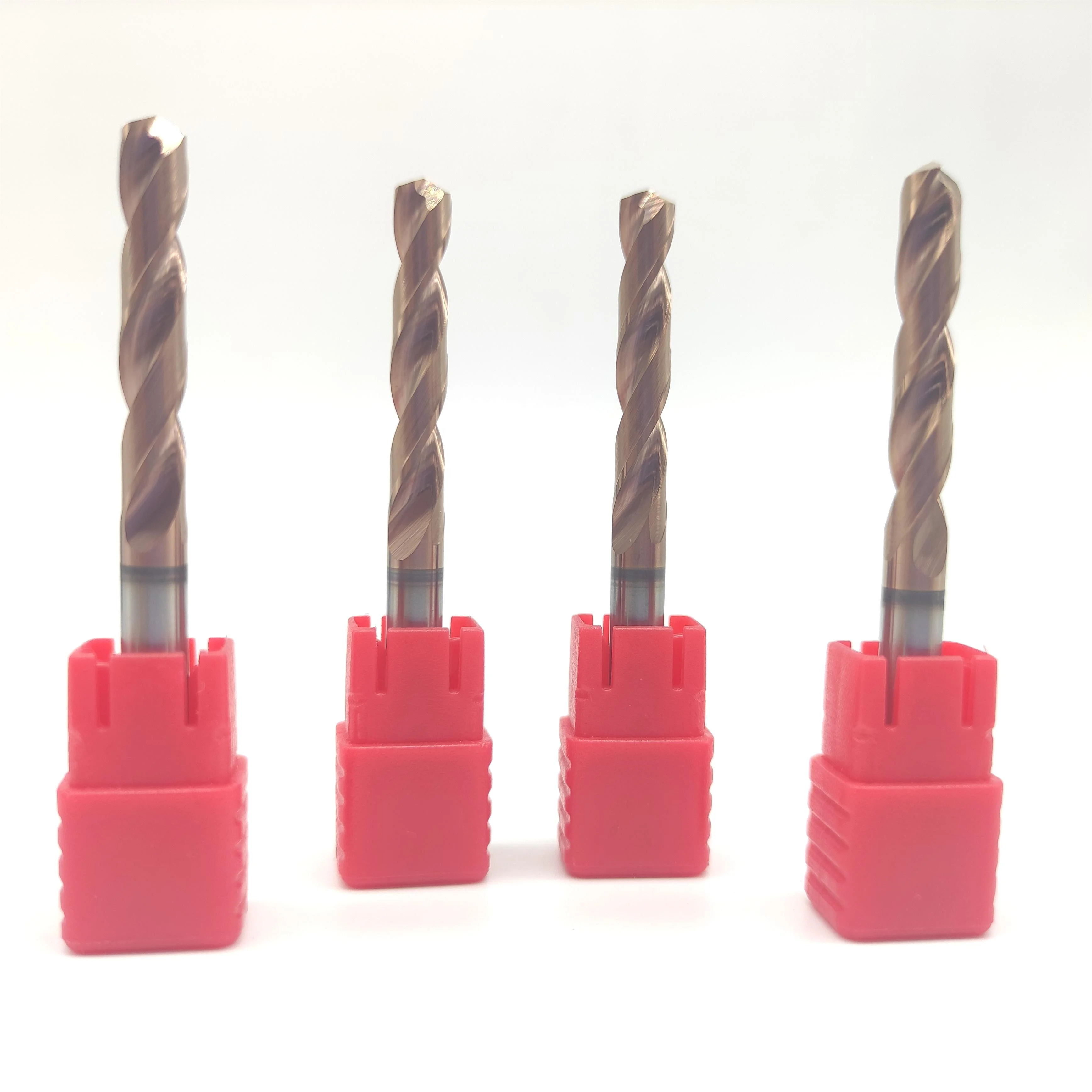 

HRC55 2Flutes Square High Speed Milling Twist Drill with coolant holes 5D
