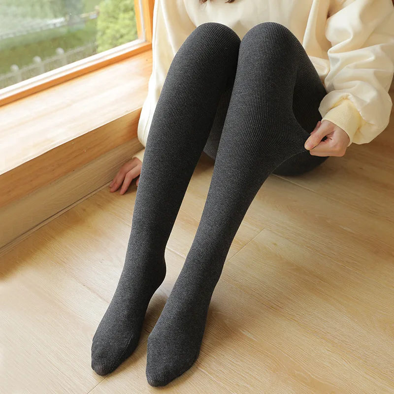 Sexy High Waist Elastic Yoga Leggings Korean Fashion Elegant Tights Women's  Pants Winter Warm Thermal Thicken Pantyhose 2024 New - AliExpress