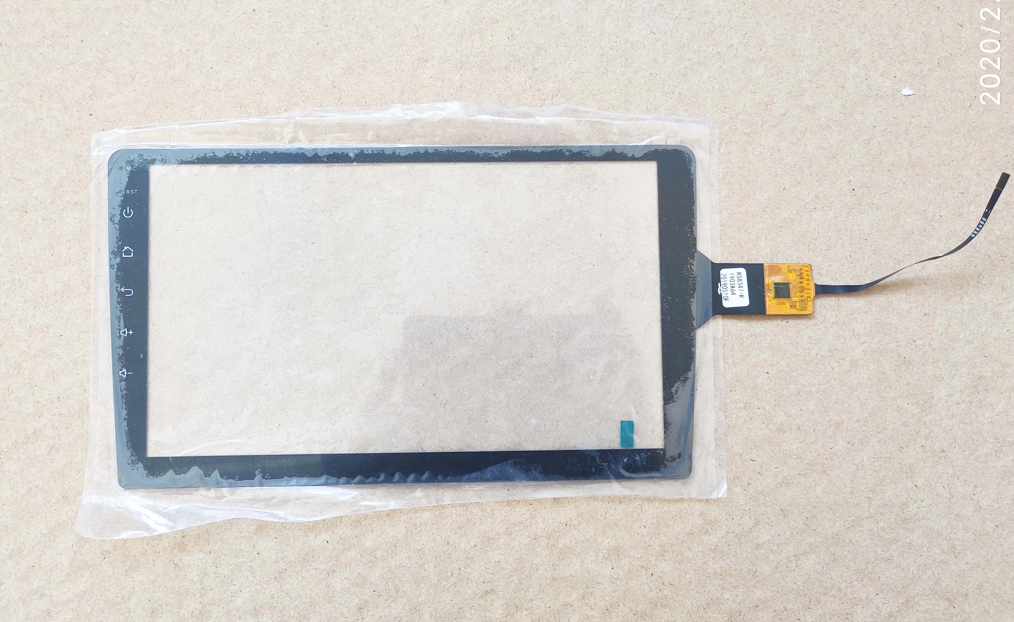Polegada 30pin Ips Monitor 1024*600 com 2.5d Sensor Digitador 6pin Touch Screen Gt911 Gt915 e Painel de Vidro Frame 10.2 - Imagem 2