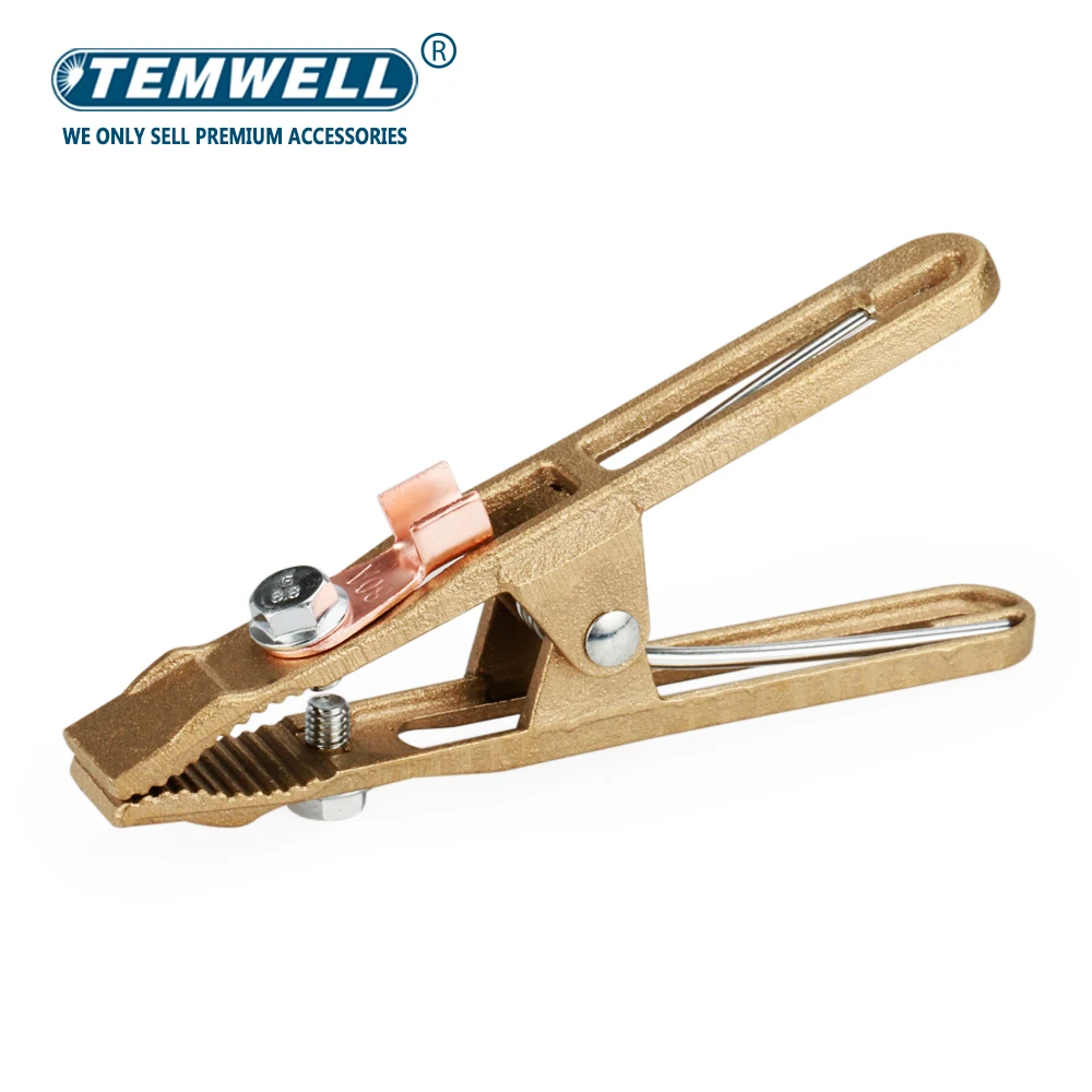 260A Brass Material A Shape Ground Welding Earth Clamp for Welding Machine New