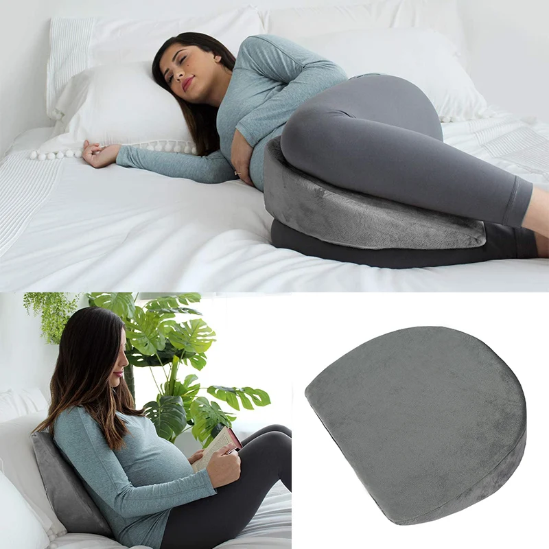 Pregnancy Pillow Pregnancy Pillows for Sleeping Wedge Pillow Belly Wedge Memory Foam New Mom Gifts for Women