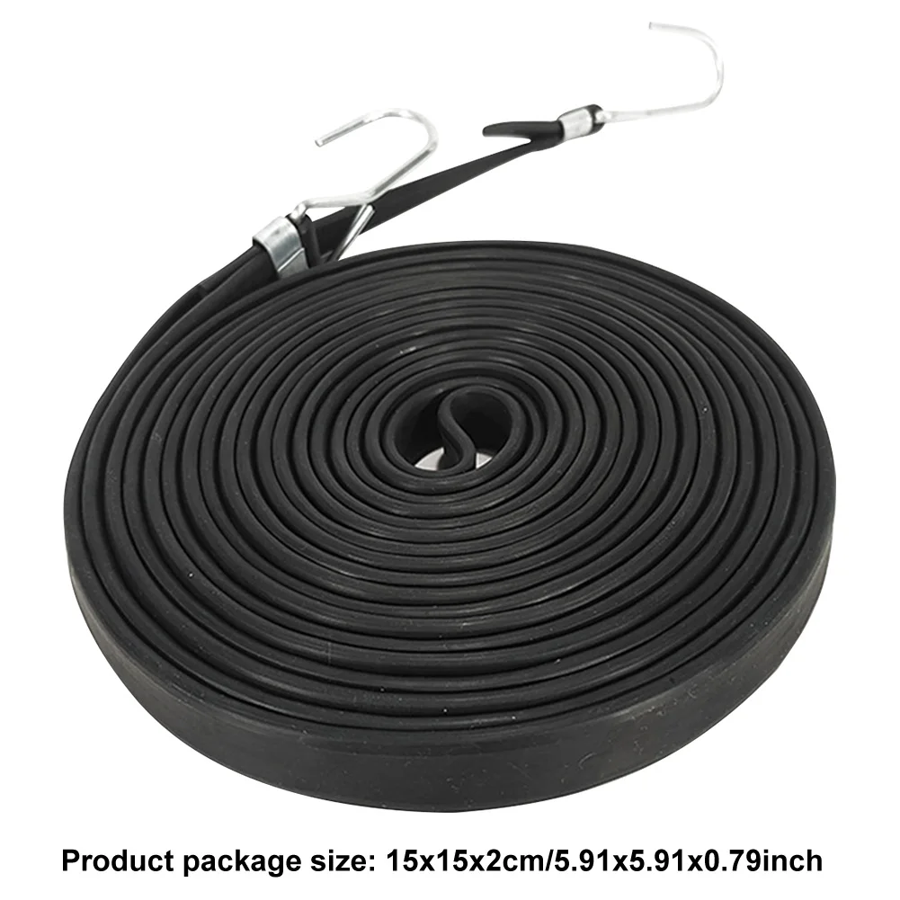 2.5/3.5/5M Bungee Cords with Hooks Extra Long Bungee Strap Ropes Rubber Strong Elastic Rope for Hand Truck Motorcycle Cars Bikes