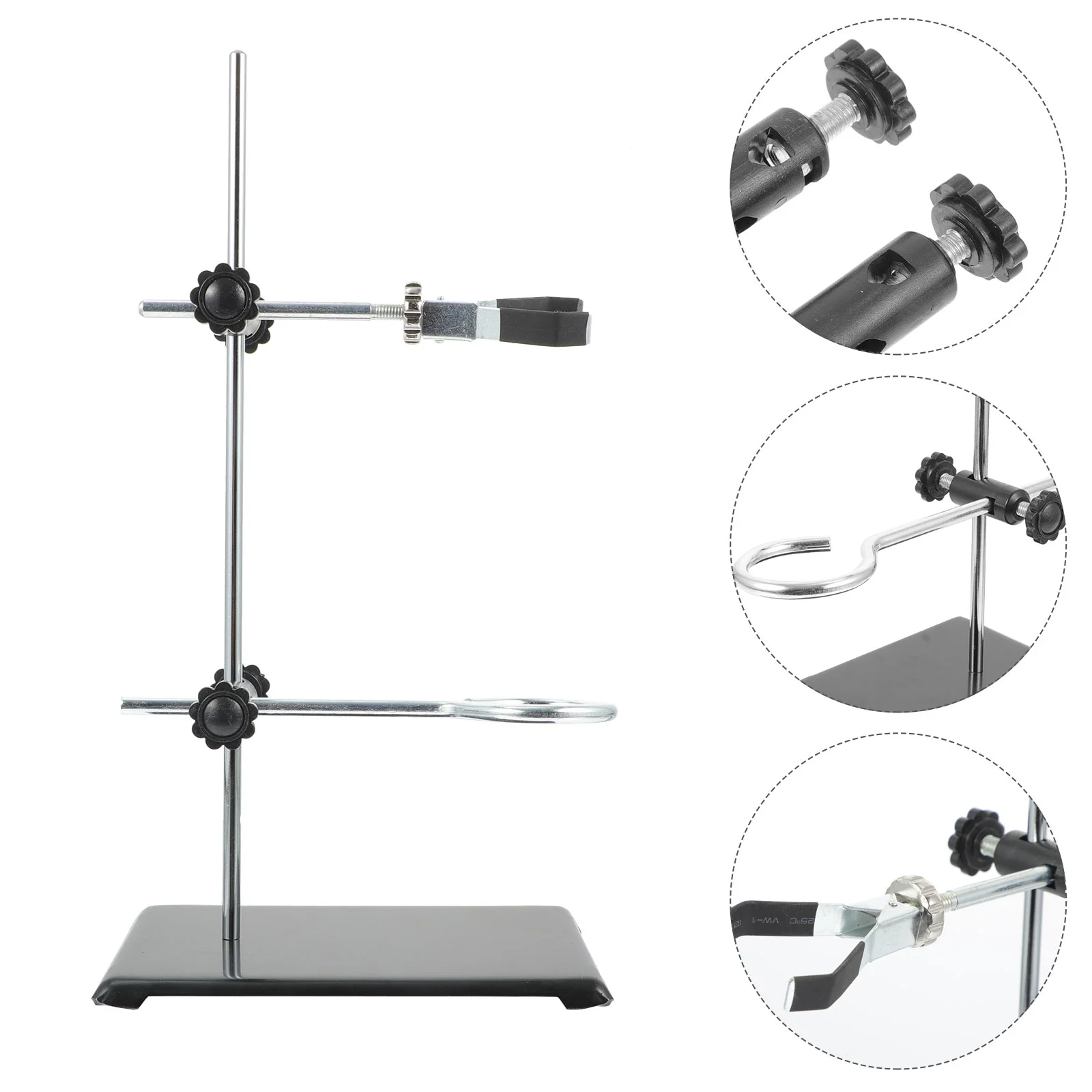 소형 철제 스탠드 트럼펫 레토르트 스탠드, 플랫폼 미니 실험실 장비