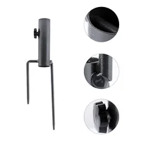 Beach Umbrella Holder Stand Outdoor Beach Umbrella Sunshade Ground For Grass Ground Tricycle Umbrella Auger Stake Anchor 2