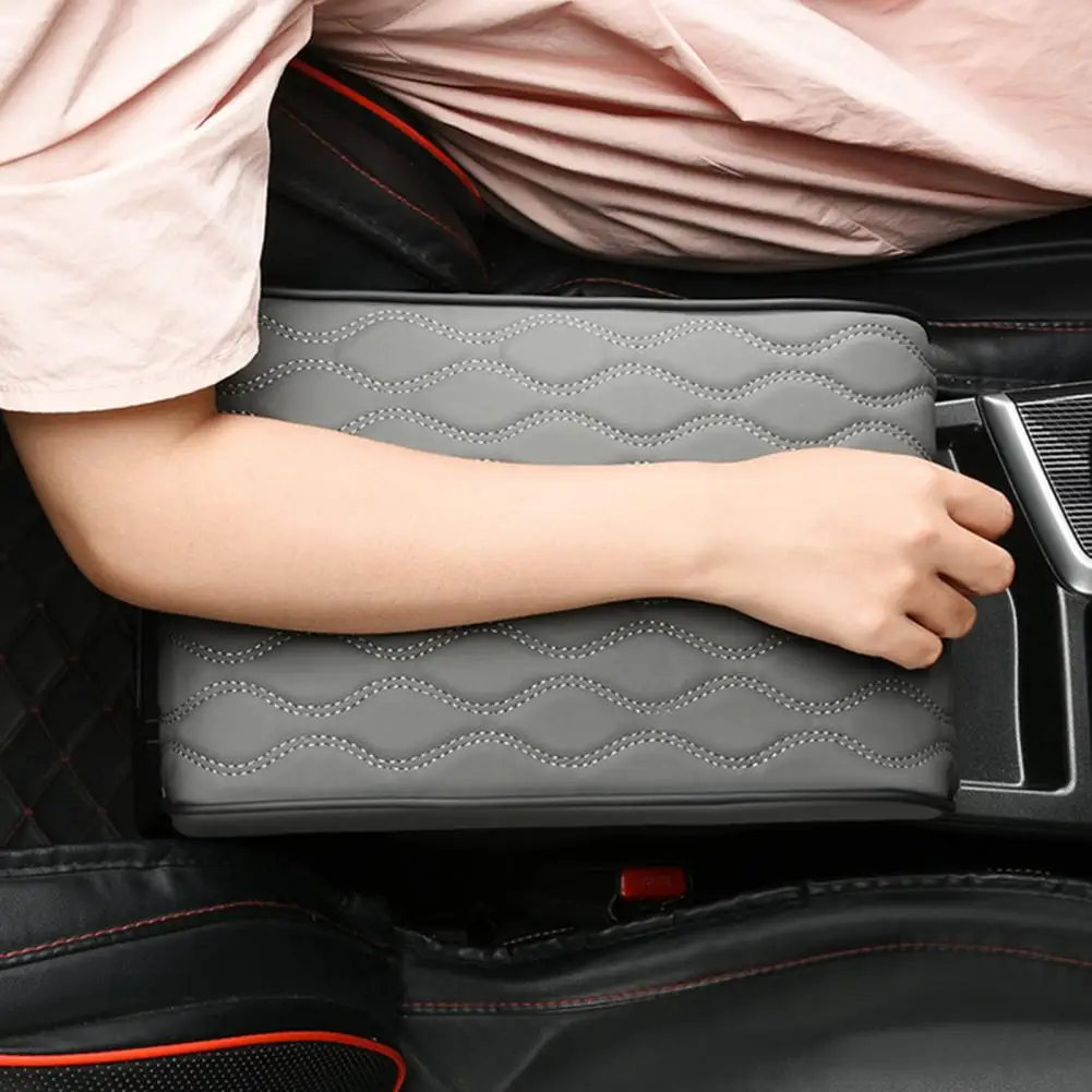 Armrest Mat for Cars High-quality Car Armrest Cushion Comfortable Memory Foam Car Armrest Box Pad Waterproof Suv Truck for Wide