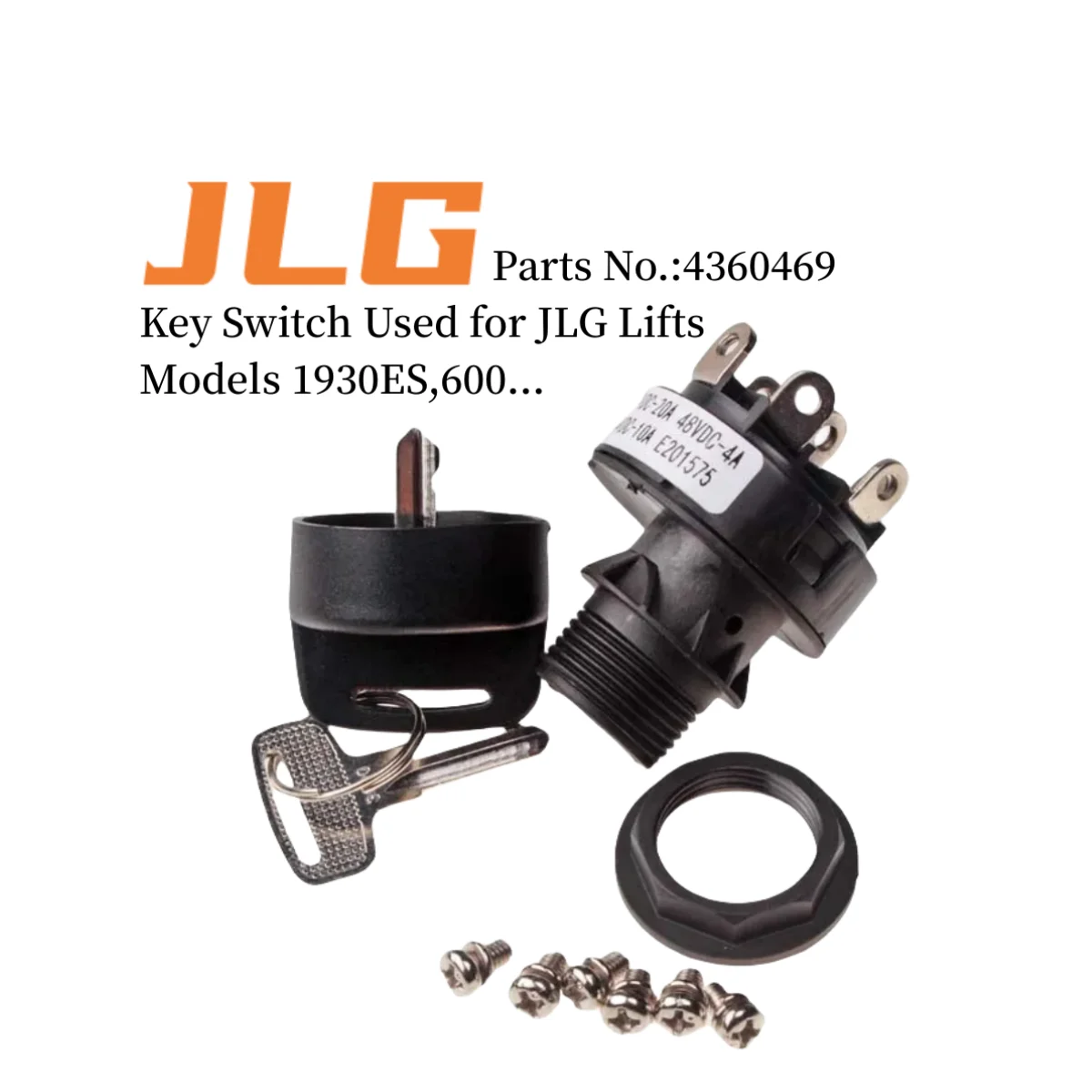 JLG4360469KeySwitchOnOffOnusedforJLG400S460SJ600A600AJ