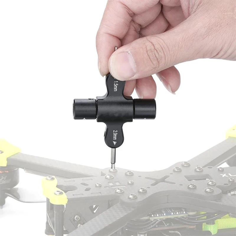 Clé à écrou M3 M5 pour moteur d'hélice drone FPV Racing - 1 pièce noir