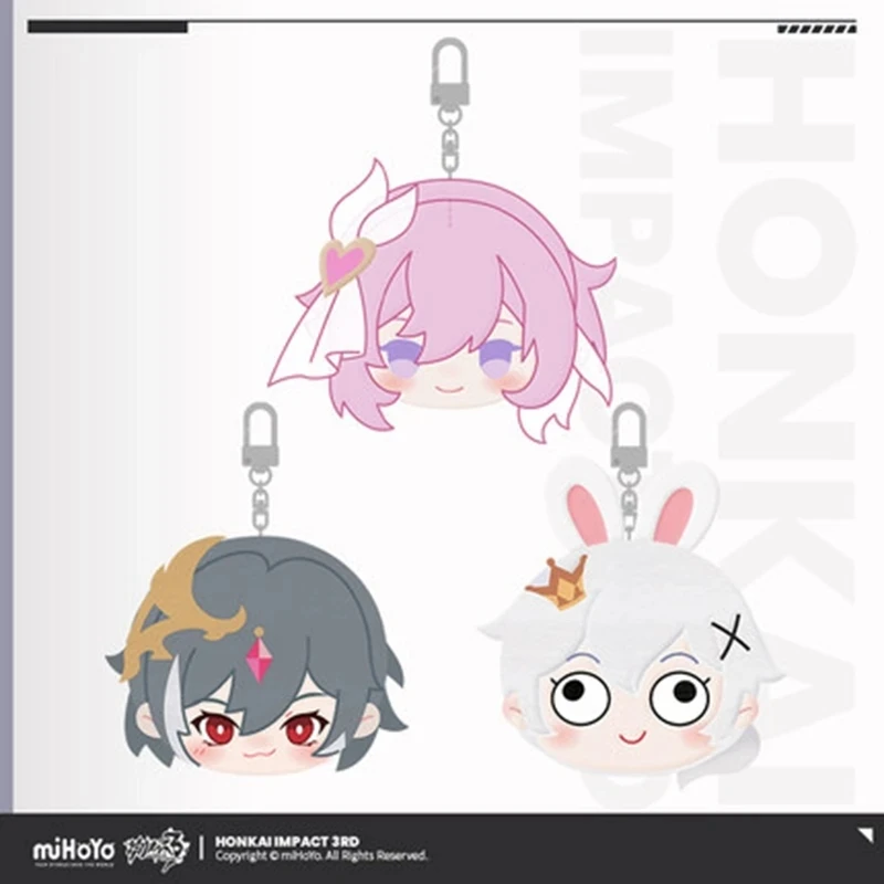 

HONKAI IMPACT 3 Elysia Plush Vocal Charm miHoYo Official Herrscher of Human: Ego Herrscher of Sentience Theresa Cartoon Doll New