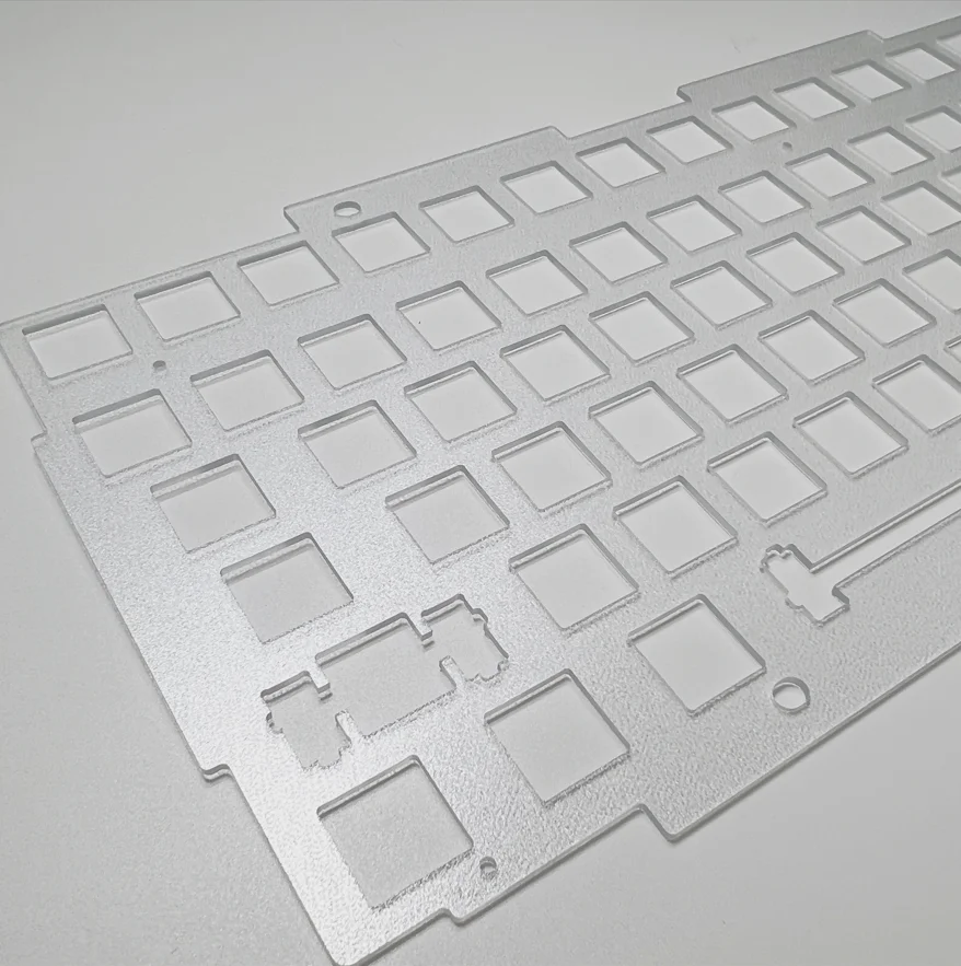 Keychron Q1 Q3 Q5 Q6 Q8 Q10 Keychron 맞춤형 폼용 키보드 PC 플레이트 용 Keebox PC POM 포지셔닝 플레이트