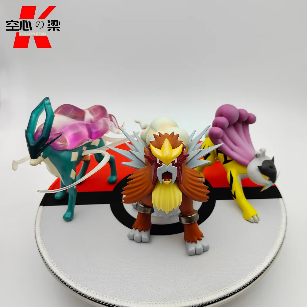 1/20スケールワールド】ライコウ＆スイクン＆エンテイ 三神聖おもちゃ