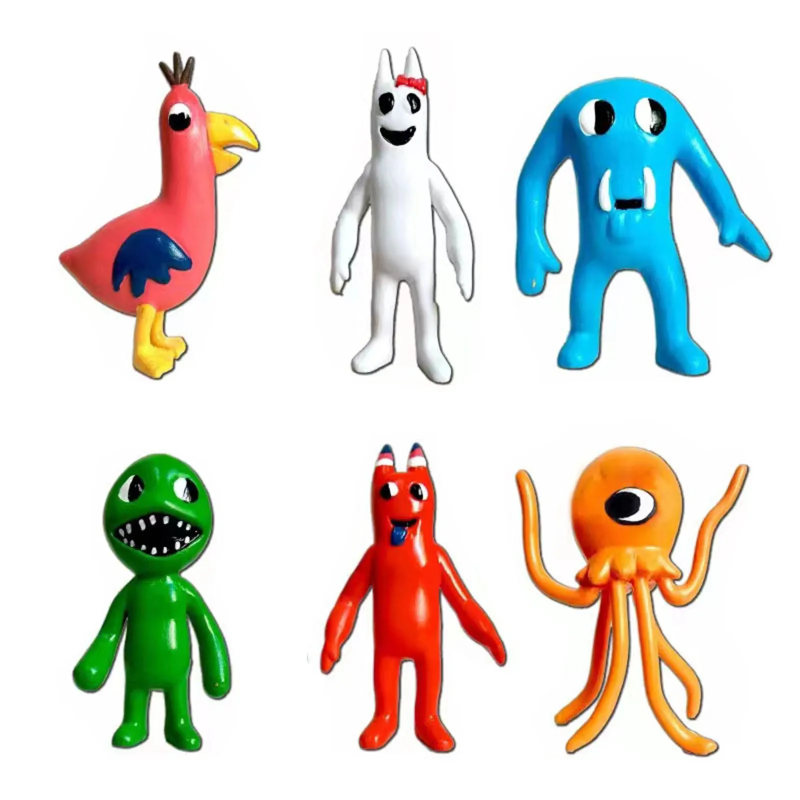 Lot de 12 Rainbow Friends Figurines de Personnages de Dessin Animé  Populaires, Rainbow Friends Figure Model pour Les décorations de gâteaux,  Les Amateurs de Jeux pour Enfants (A) : : Jeux et