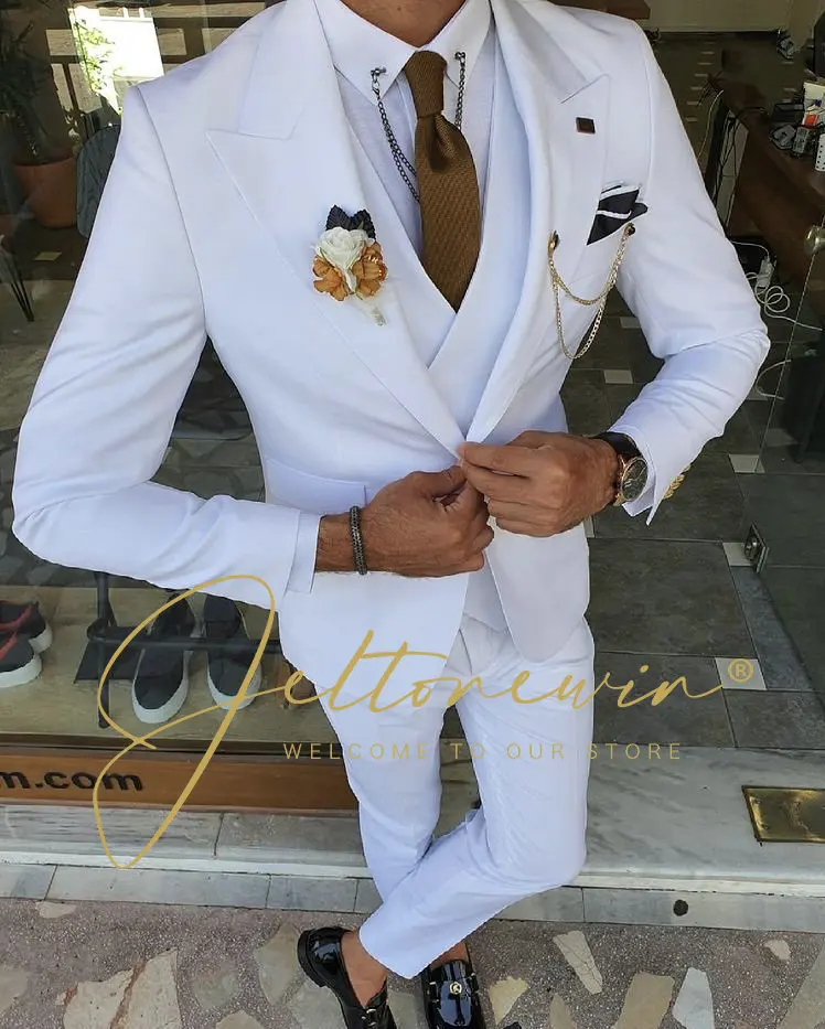 

3 шт./комплект, мужской деловой пиджак и брюки