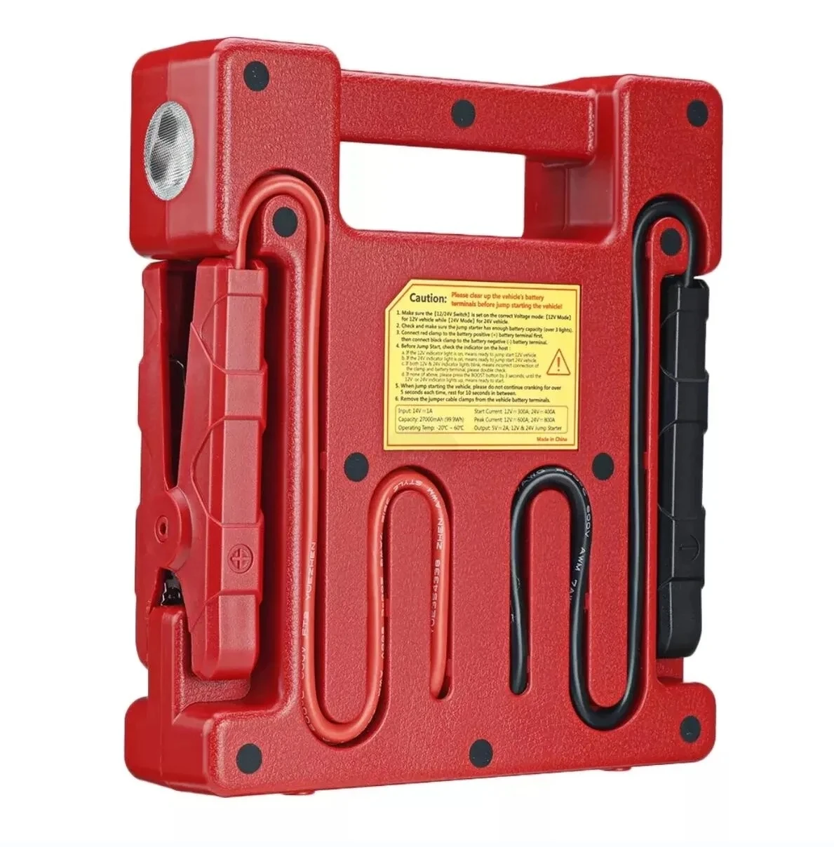 Car Starter 6000A 998000mAh Cars And Trucks 12v 24v Emergency Portable battery power booster jump starter industrial vehicles