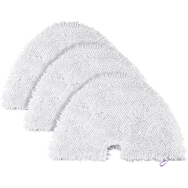 EAS 3Pcs Steam Mop Pads, Washable Microfiber Cleaning Steamer
