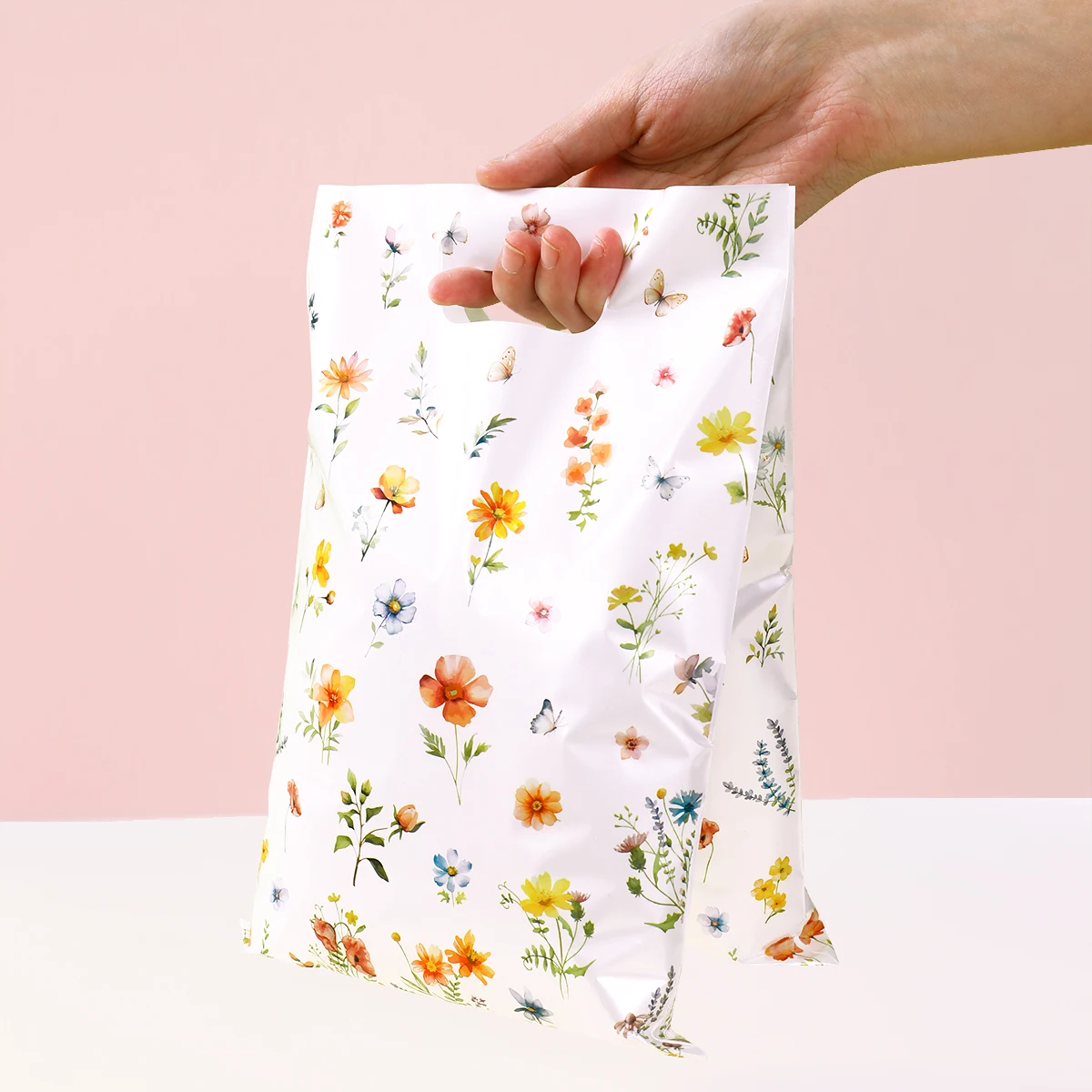 10/25/50 stücke Handtasche Süßigkeiten Taschen Wildblume Frühling Geburtstag Party Geschenk Verpackung Tasche 1. Geburtstag Baby Dusche mädchen Party Liefert ﻿ – Detail 2