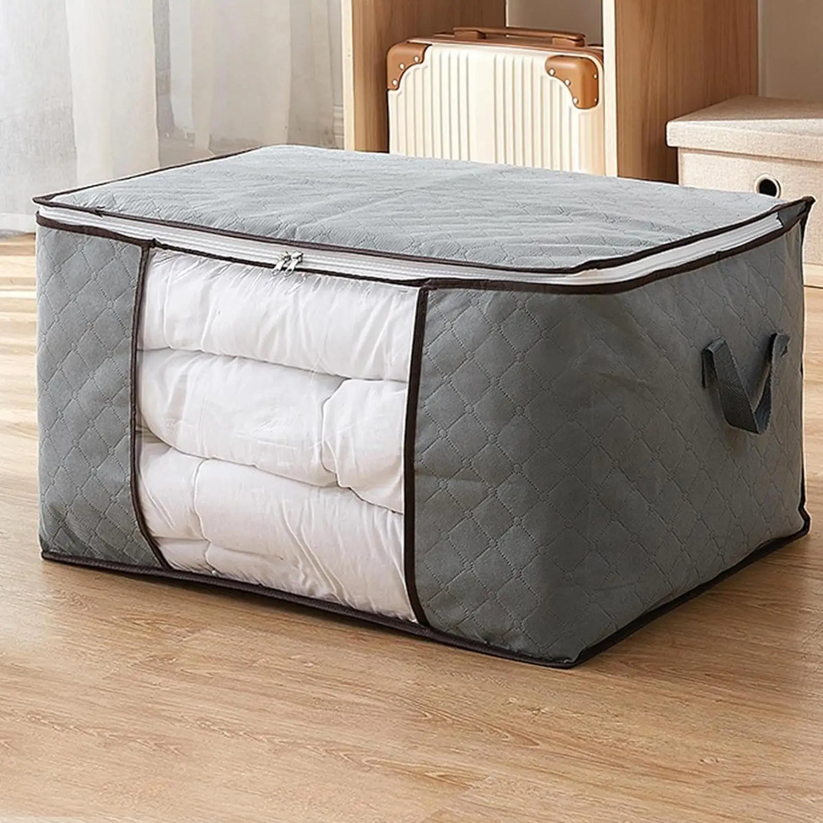 Quilt Clothes Big Capacity Dust-proof Storage Bag Quilt Bedding Storage Closet Organizer Wardrobe Organizer Blanket Sorting Bags